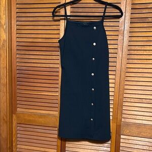 Elegant Black Midi Dress